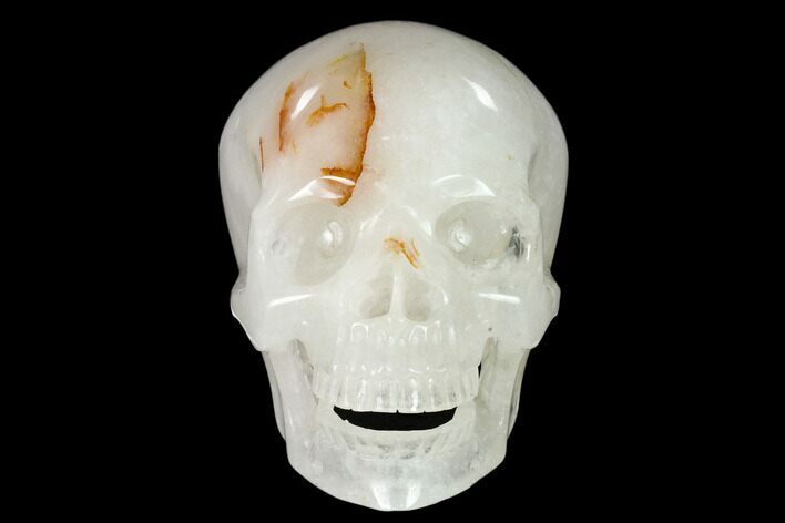 Realistic, Polished Quartz Crystal Skull #150885